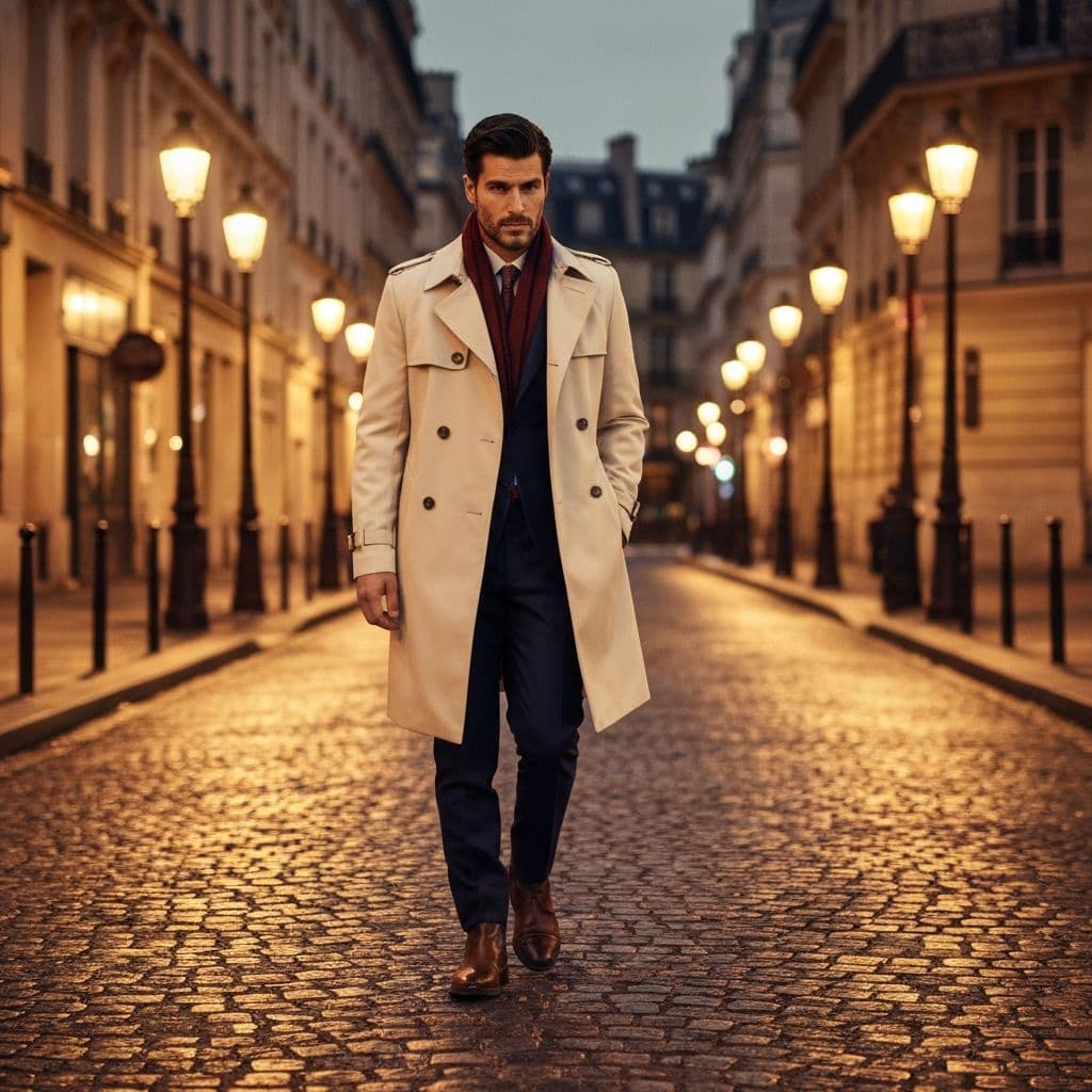 Trench coat editorial