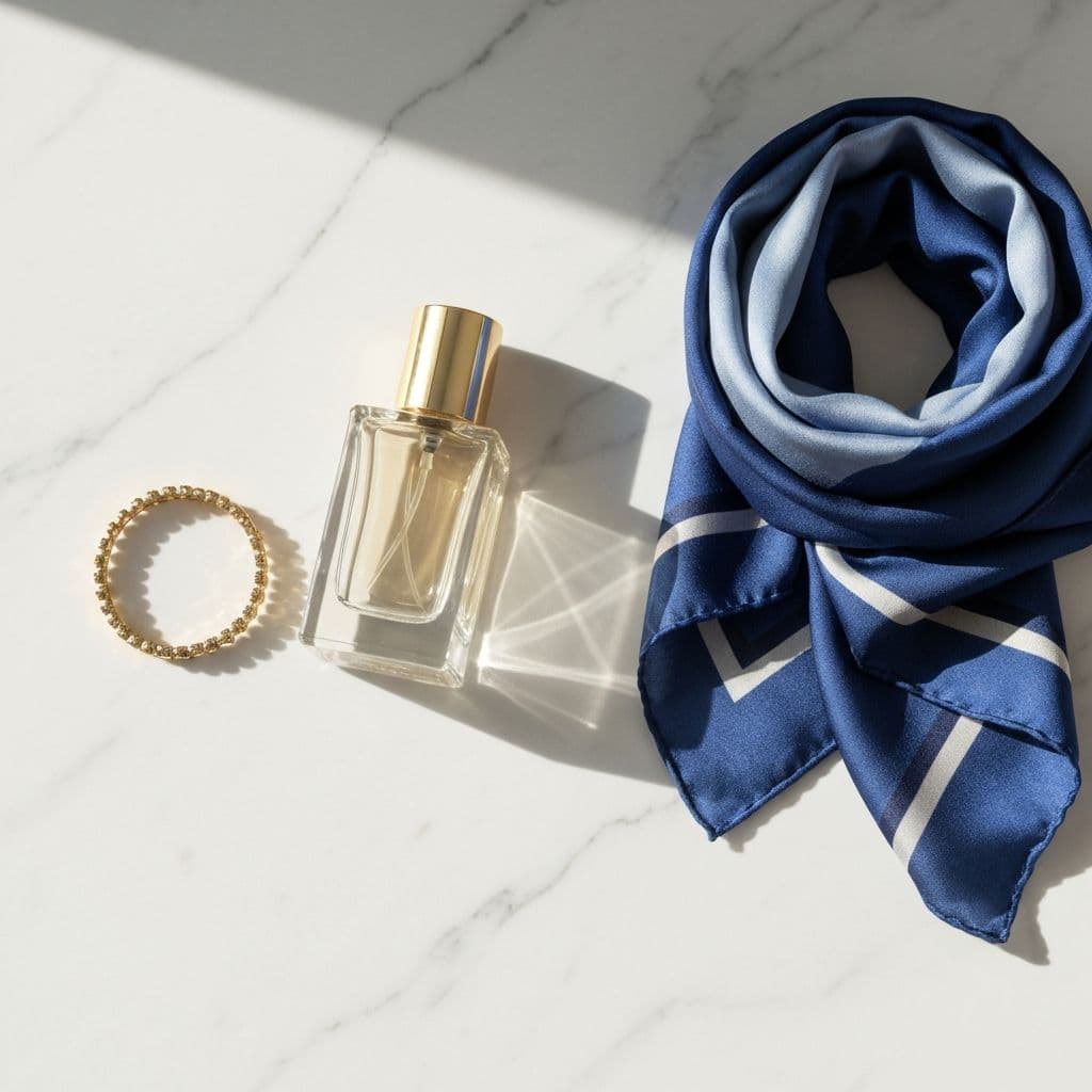 Luxury flat lay