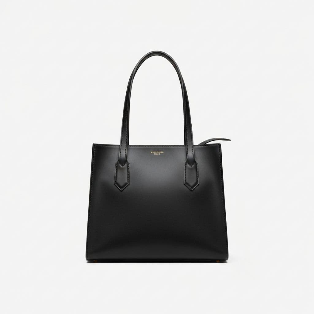 Structured Leather Tote